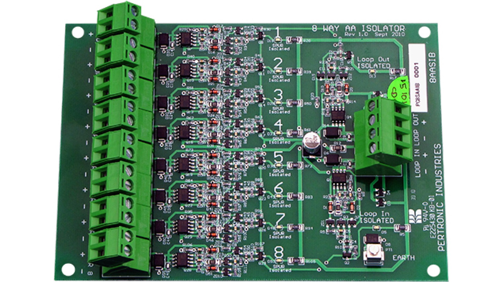 8 Spur Isolator Board